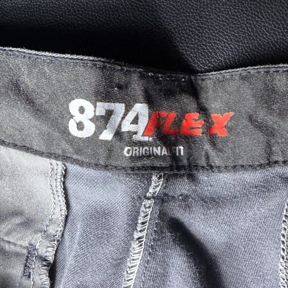 Men’s Dickies 874 Flex Work Pants Gray Size 36x34 Classic Fit Durable - Picture 7 of 11